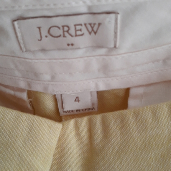 J.CREW YELLOW SHORTS - Picture 2 of 4